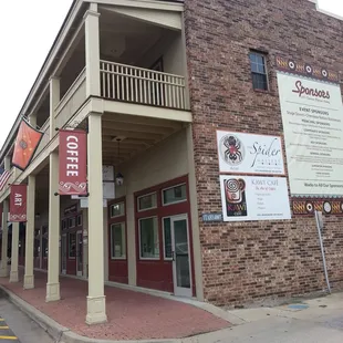 Outside building with plenty of parking