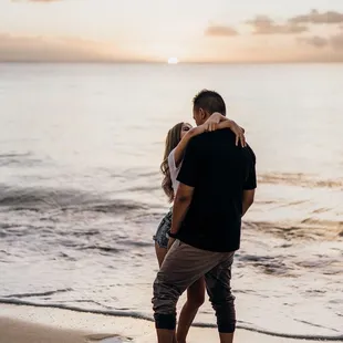 sunset couples session