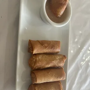Spicy chicken eggroll