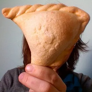 A fruit-filled empanada from Kay Bakery