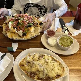 beef nacho&apos;s - crazy delicious guacamole, and Sheppard&apos;s pie