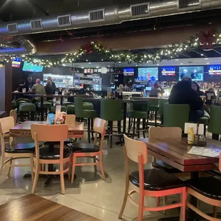 New bar area