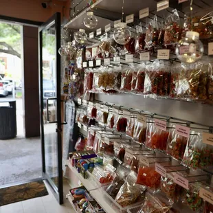 a variety of sweets on display