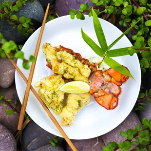 Lobster Tail Tempura.