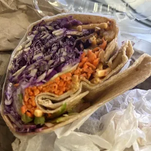 Thai wrap (mostly cabbage)