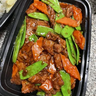 Beef w. Snow Peas