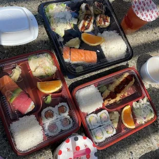 A 1 Item Combination Bento Box B 2 Item Combination Bento Box