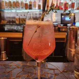 Cranberry Thyme Spritz
