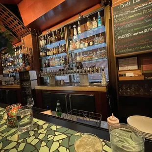 a man sitting at a bar