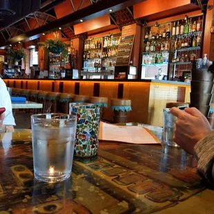 Corner seats, view of the entire restaurant