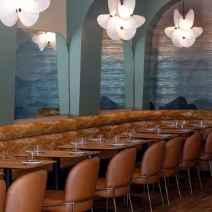 Interior, inspired by the lush landscape of Burma