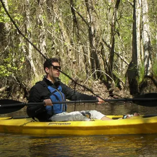 Kayaking at the Northwest River in Chesapeake, Va.