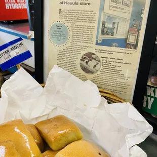 Butter mochi made by the owners