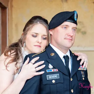 Wedding bridal and groom portrait