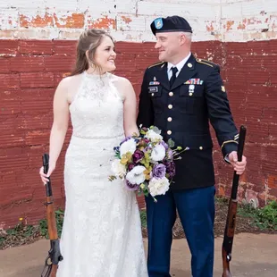 Bride and groom portraits