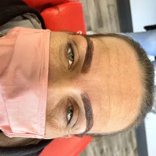 Before picture of eyelashes