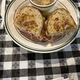 Rueben and German potato salad