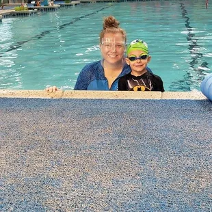 Ms. Ashley and our son!