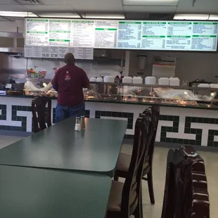 Big and varied menu! Take your time to decide.