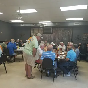 Friends and family at Kay's Kitchen