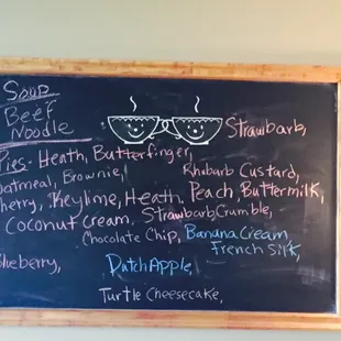 Daily pie board