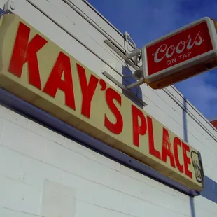 the sign for kay's place