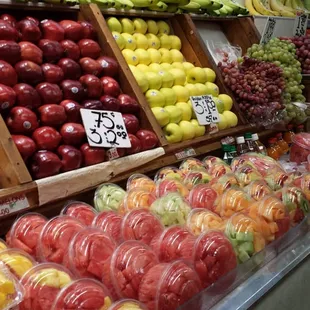 a variety of fruits and vegetables