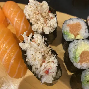 sushi and sashimi, sushi, sashimi, food