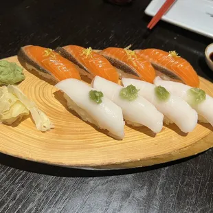 Top: artic Icelandic arctic char w/lemon zest Bottom: Hawaiian Walu