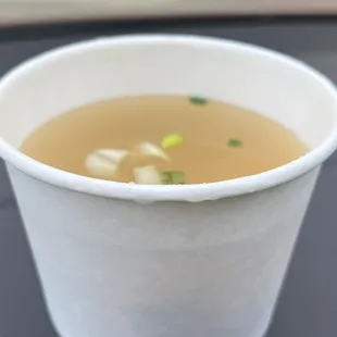 a cup of soup