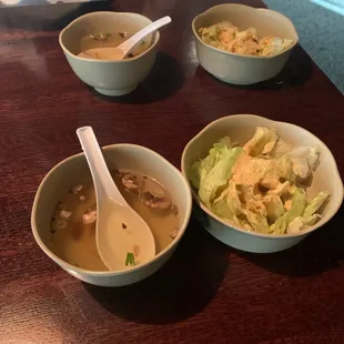 Soup and salad