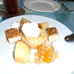 mixed dessert tray for 2