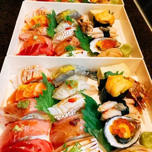 Pre-Christmas dinner ; omakase nigiri