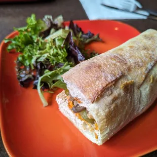 This is the Merguez sandwich.