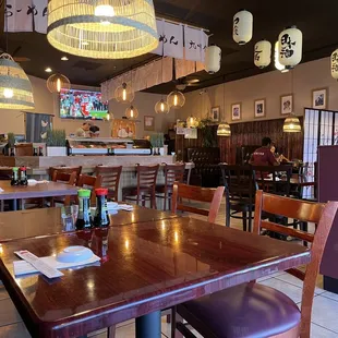 Inside of Lancaster Kaze Sushi