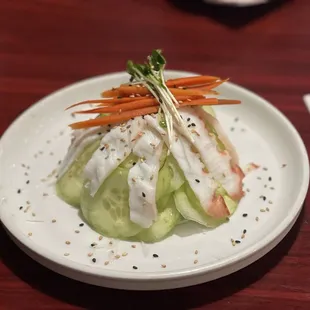 S2 Sunomono with octopus