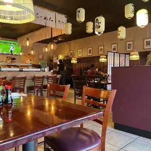 Inside of Kaze Sushi in Lancaster