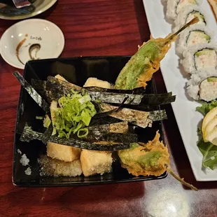 food, sushi and sashimi