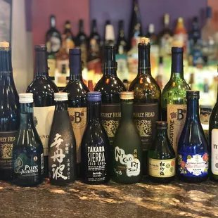 Our Sake &amp; Wine List.