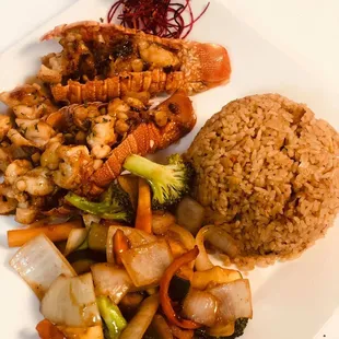 Twin Lobster Hibachi