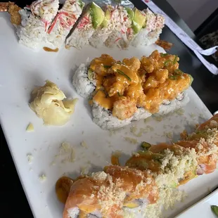 sushi and sashimi, food