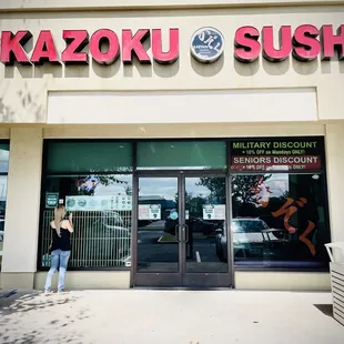 Front of restaurant