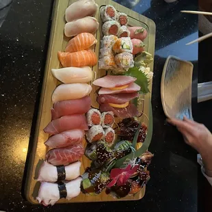 sushi, sushi and sashimi, sashimi, food