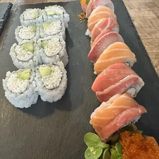 Double Rainbow Roll