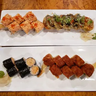 Assorted Sushi Rolls || IG: @misspiggyeats