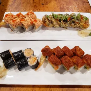 Assorted Sushi Rolls || IG: @misspiggyeats