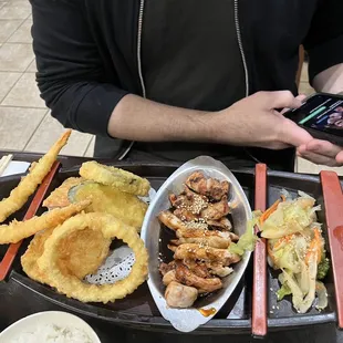 Chicken Teriyaki dinner Combination