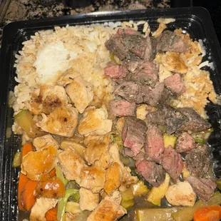 Hibachi Chicken &amp; Shrimp