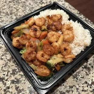 Hibachi shrimp add extra shrimp