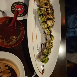 a plate of food